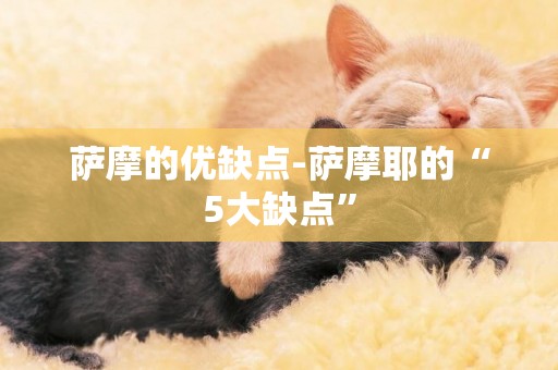 薩摩的優缺點-薩摩耶的“5大缺點”