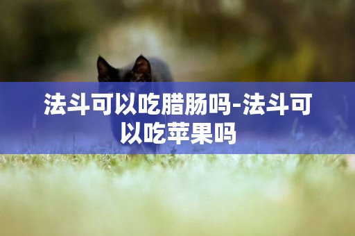 法斗可以吃臘腸嗎-法斗可以吃蘋果嗎