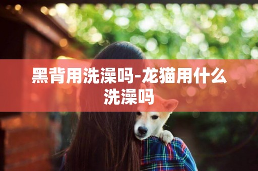 黑背用洗澡嗎-龍貓用什么洗澡嗎