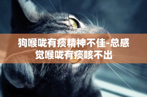 狗喉嚨有痰精神不佳-總感覺喉嚨有痰咳不出